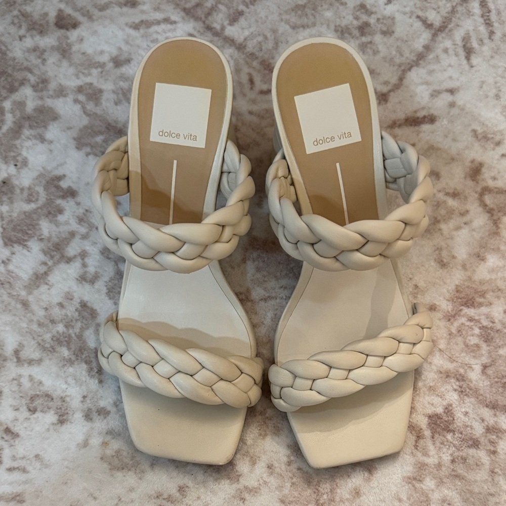 Dolce Vita Women's Tan Braided Sandals